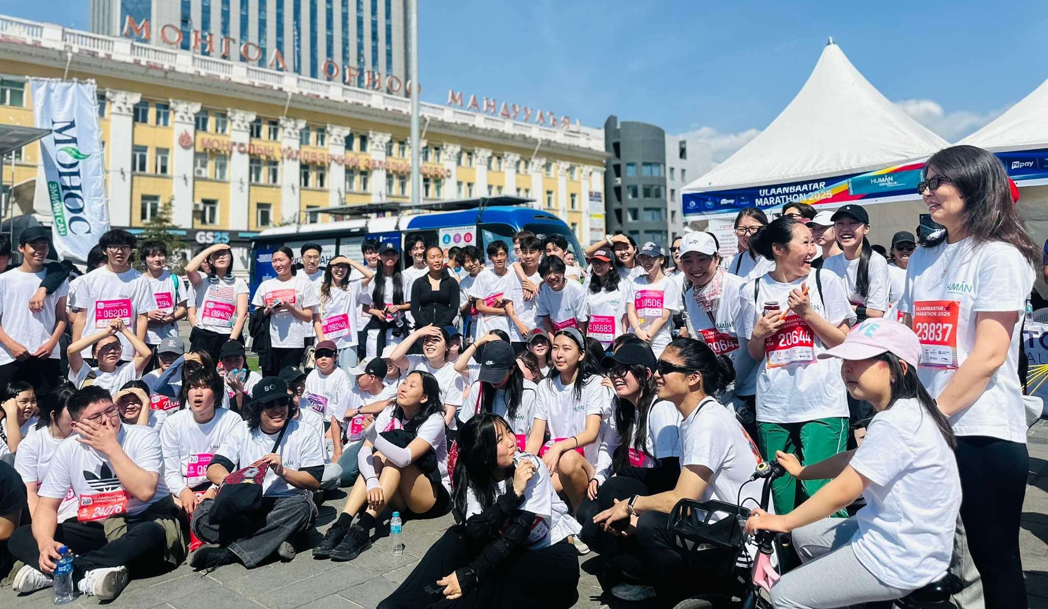 ZUGTAALT runners at Ulaanbaatar Marathon